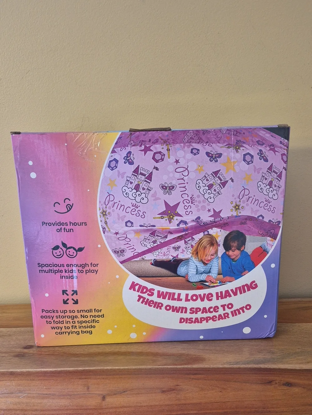 NEW Skywin Purple Princess Air Tent Playhouse for Kids - Inflatable Play Tent